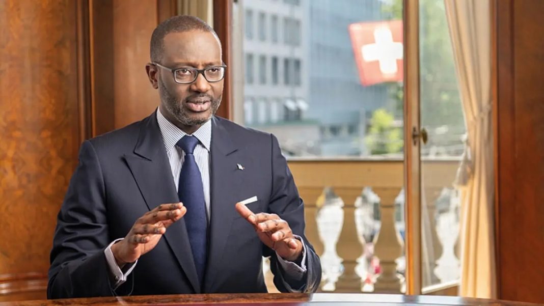 Le prÃ©sident du PDCI, Tidjane Thiam