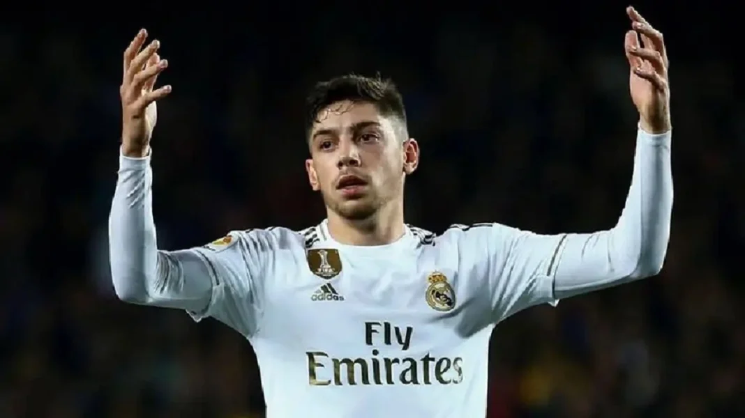 Fede Valverde avec le maillot du Real Madrid