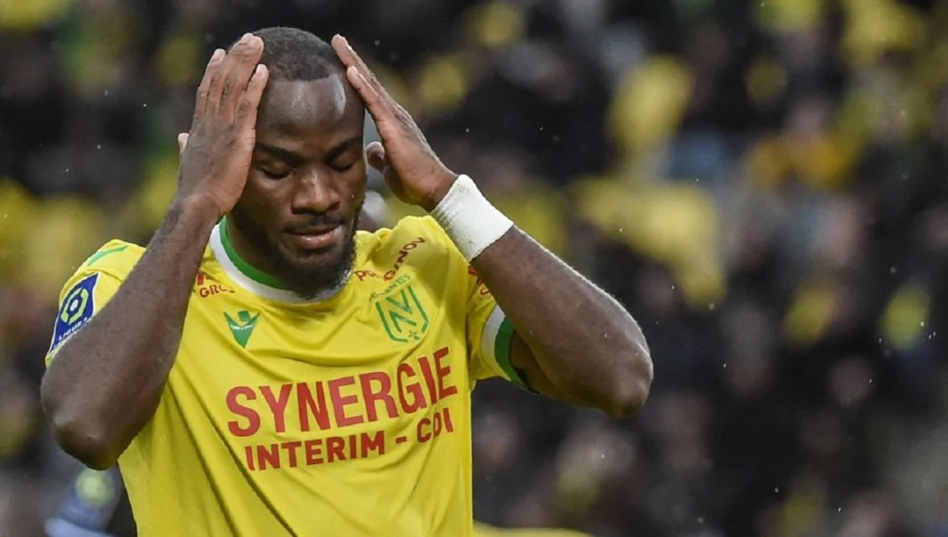 L'attaquant camerounais du FC Nantes, Ignatius Ganago