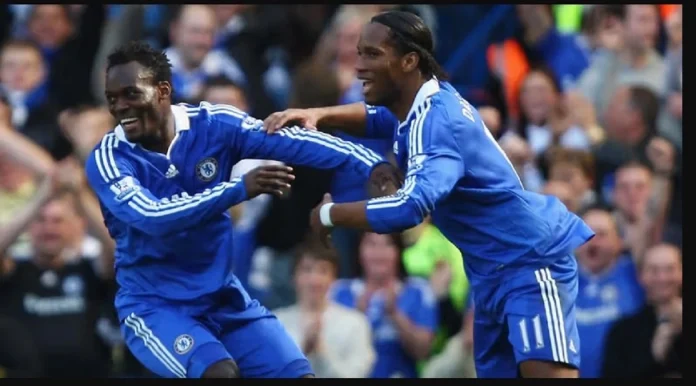 Michael Essien et Didier Drogba Ã  Chelsea