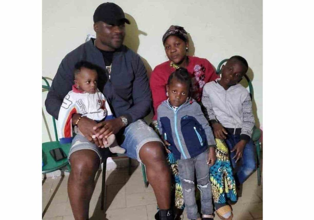 Francis Ngannou , Sa femme et ses enfants