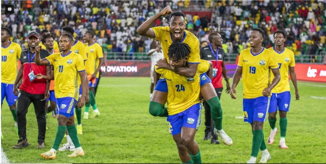 Les Amavubi du Rwanda cÃ©lÃ¨brent leur victoire contre le BÃ©nin