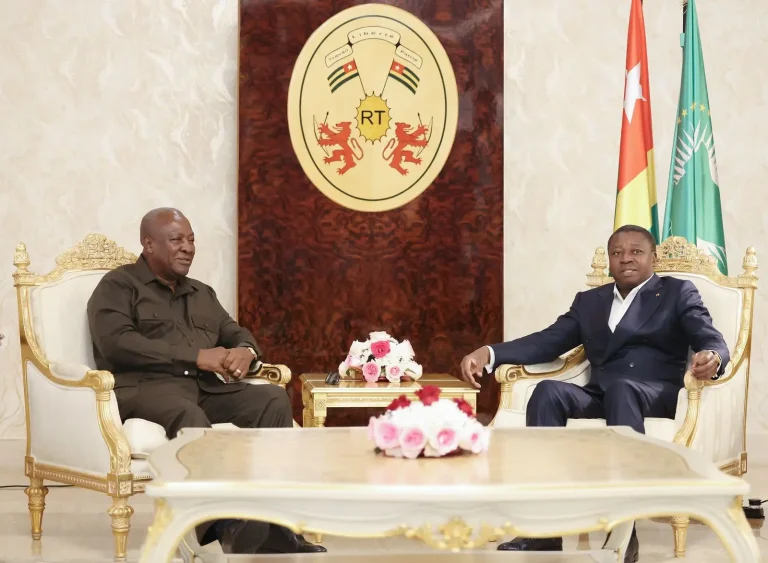 Togo: le président élu du Ghana en visite chez Faure Gnassingbé